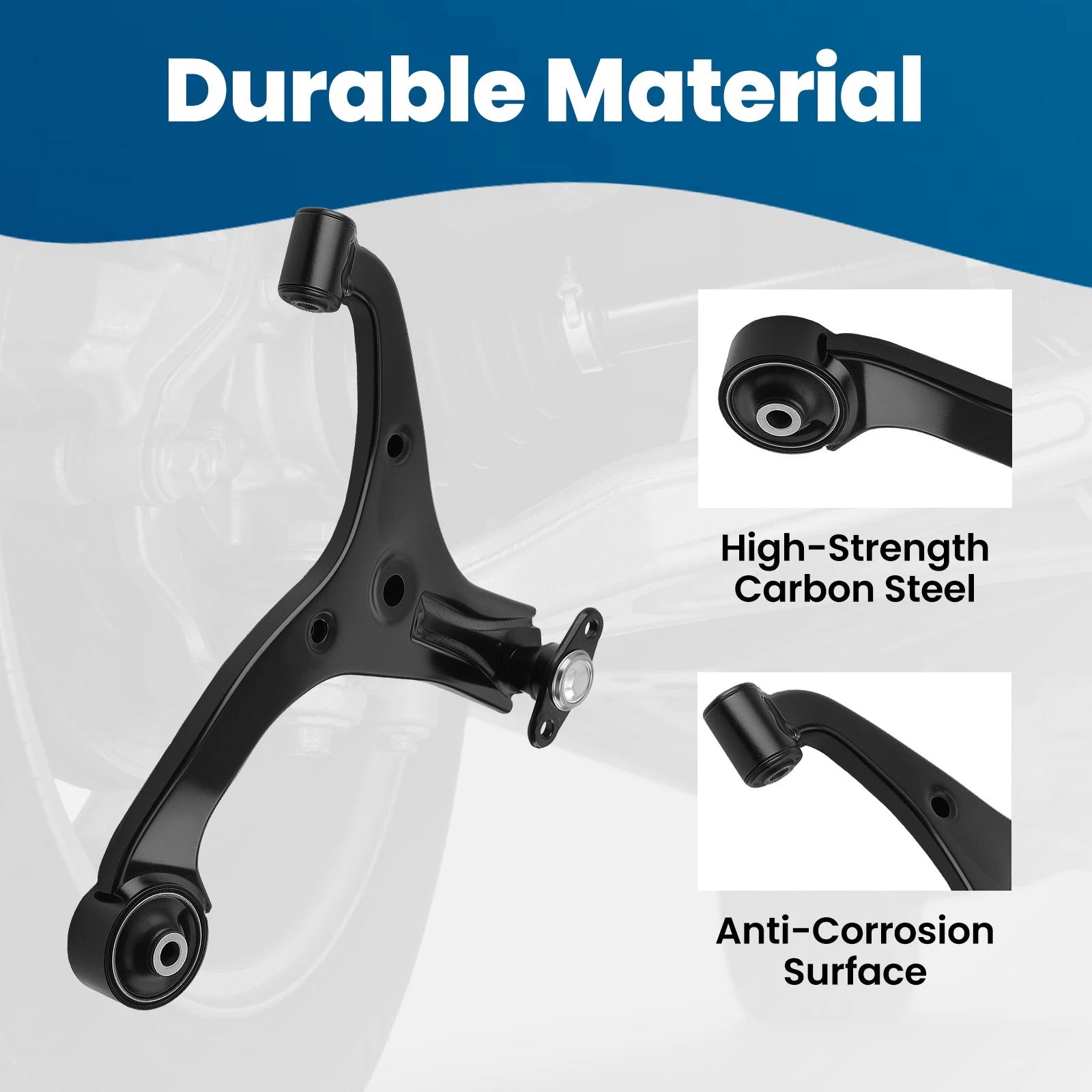 4PC Front Lower Control Arm for Kia Rio5 (2006–2011)