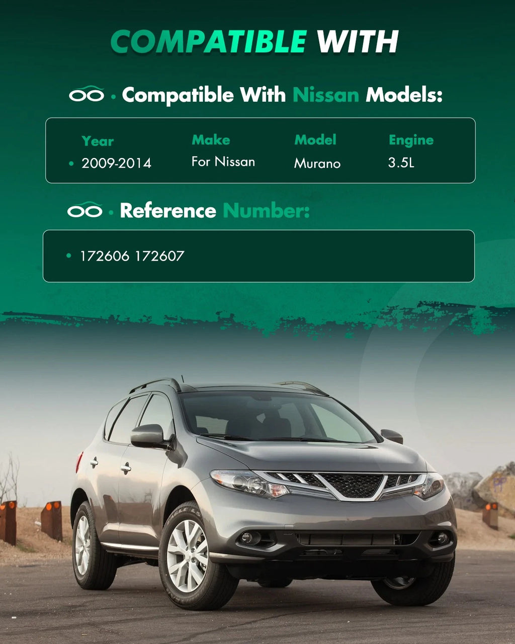 Complete Strut Kit with Springs for Nissan Murano (2009–2010)