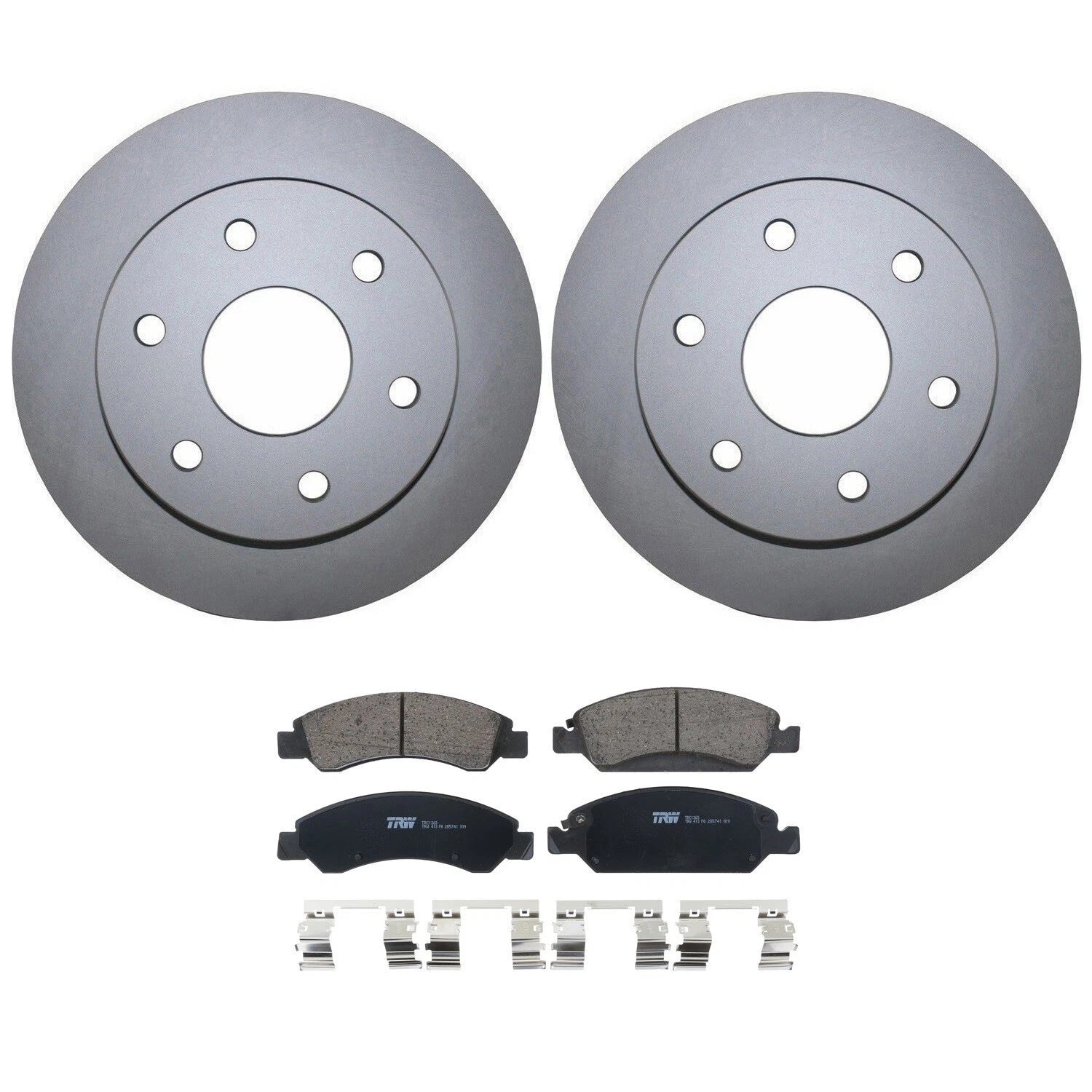 Front Brake Kit 305mm Rotors & TRW Pro Ceramic Pads for Silverado Sierra 1500 (2014–2023)