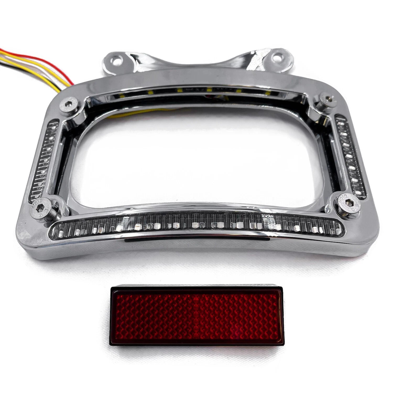 Chrome License Plate Bracket for Harley FLHX FLHXS FLHXSE FLTRX FLTRXS (2006–2023)
