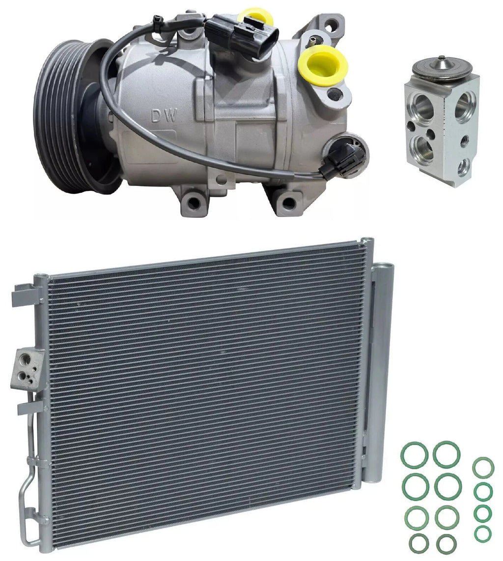 AC Compressor Kit With Condenser for Hyundai Tucson 1.6L (2018–2018)