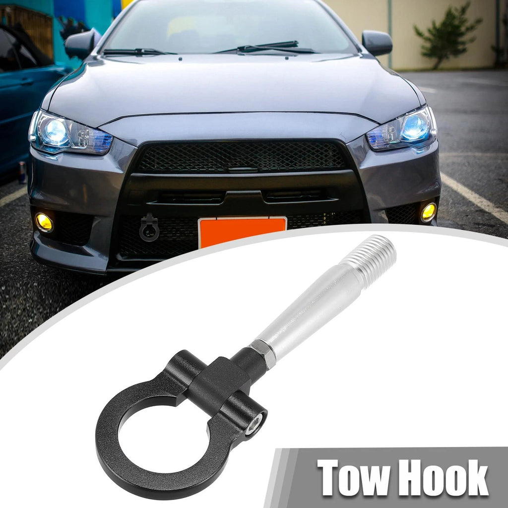 Tow Hook for Mitsubishi Lancer EVO X (2008–2015) - Black Round Ring