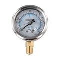 60mm Hydraulic Pressure Gauge for Monitoring 0 to 2.5MPa (Stainless Steel)