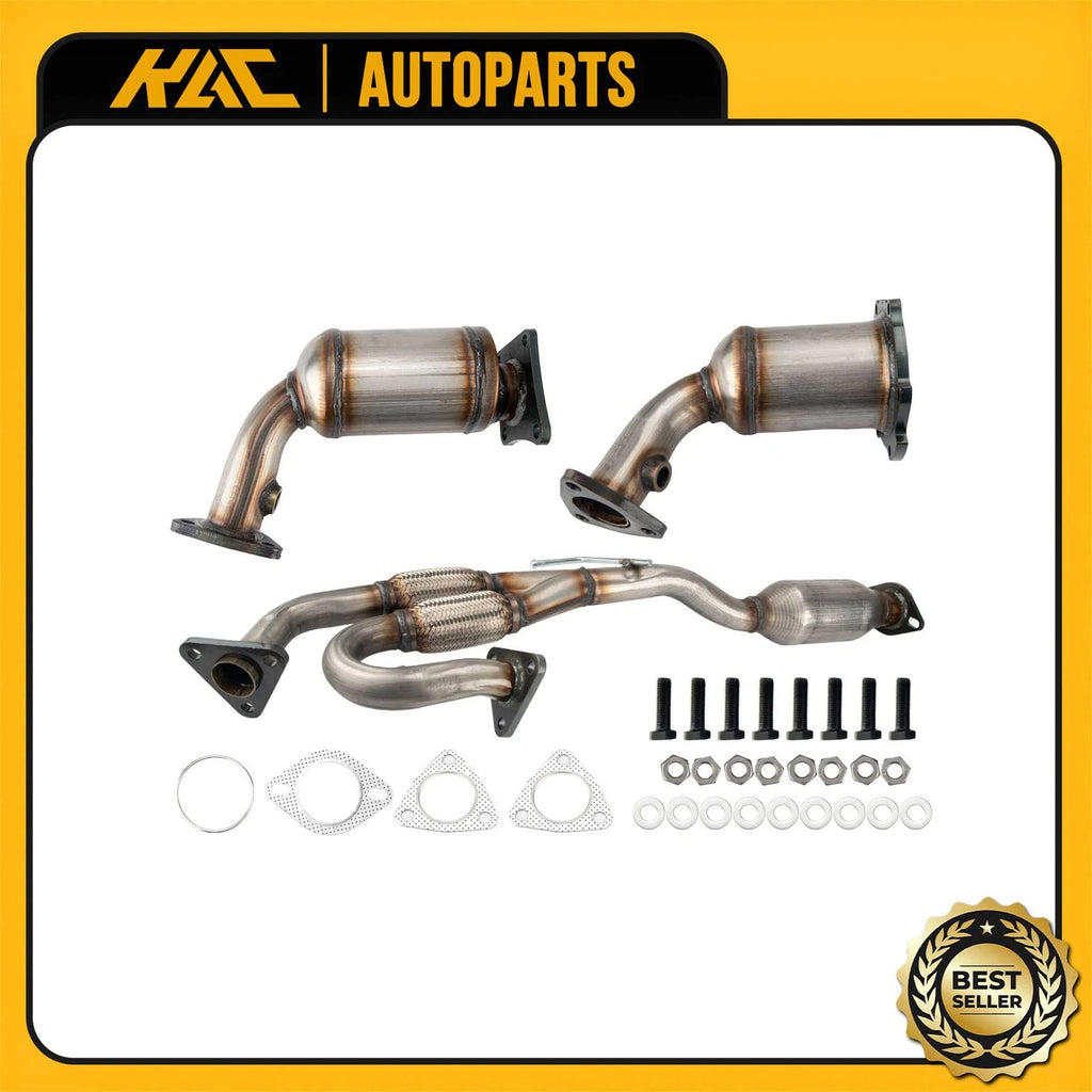 3x Catalytic Converter for Nissan Murano 3.5L (2003–2007)