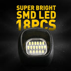 2X LED License Plate Lights for GMC Sonoma (1998–2004) 18-SMD Waterproof