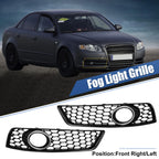 Pair P0807682J Fog Light Grille Covers for Audi A3 8P (2009–2013)