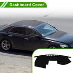 Dashboard Cover for Toyota Mark X 120 Series (2004–2009) Black Polyester