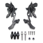 Custom Black Mirrors for Honda CBR 600RR, 900RR, Yamaha R6, Suzuki GSXR 600