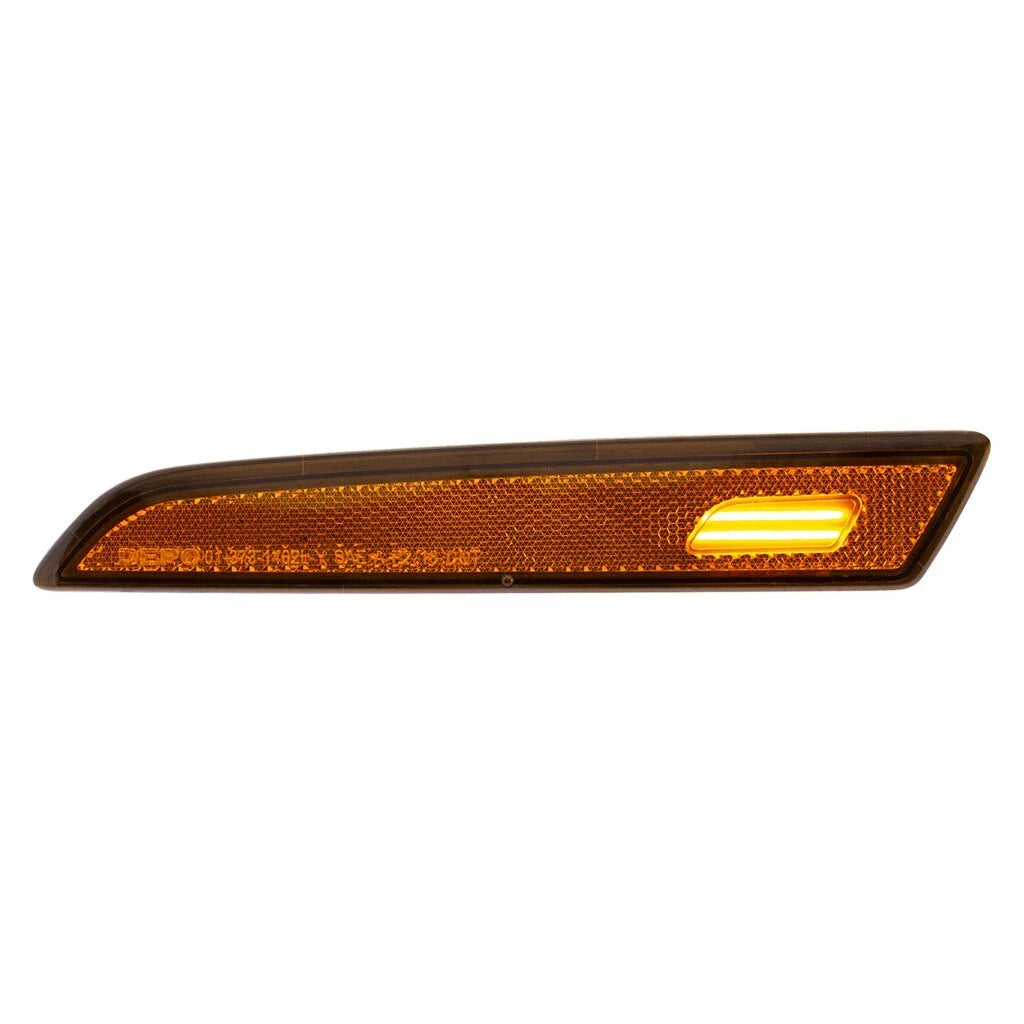 Amber LED Hood Fender Side Marker Lights Left Right for Volvo VNL (2018–2024)