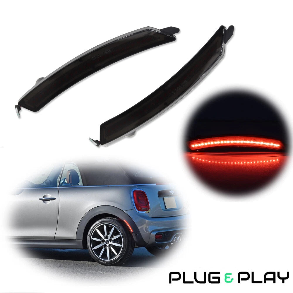 Rear Bumper Red LED Side Marker Lights for MINI Cooper (2007–2016)