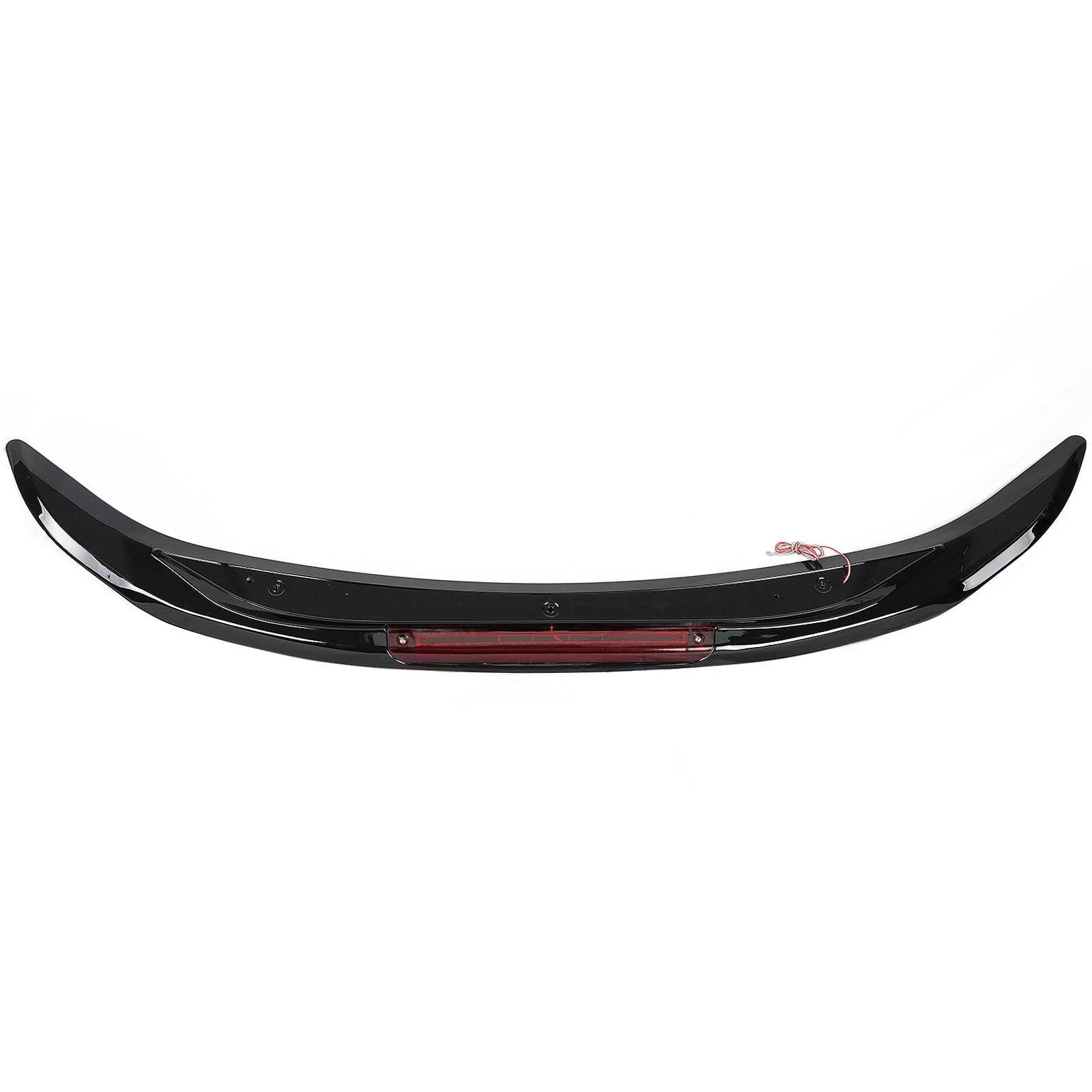 Glossy Black Rear Trunk Spoiler with Brake Light for Honda Civic 4DR (2016–2021)