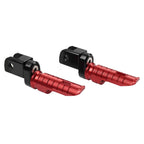 Front Footrests Foot Pegs for Aprilia RSV4 Factory (2009–2023), Tuono 660 (2021–2023) Red