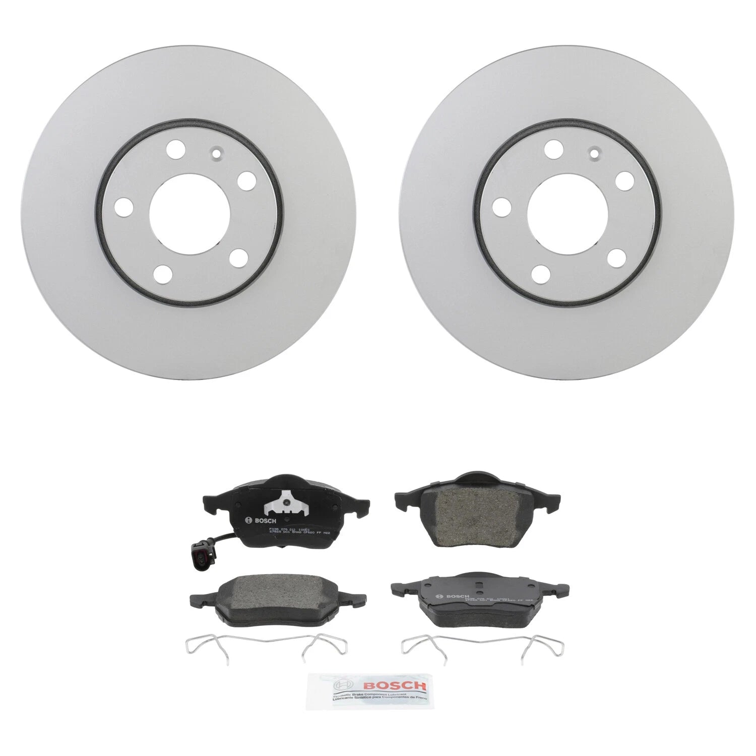 Bosch Quietcast Ceramic Disc Brake Pad Kit for Audi A4 Quattro A6 (1996–2001)