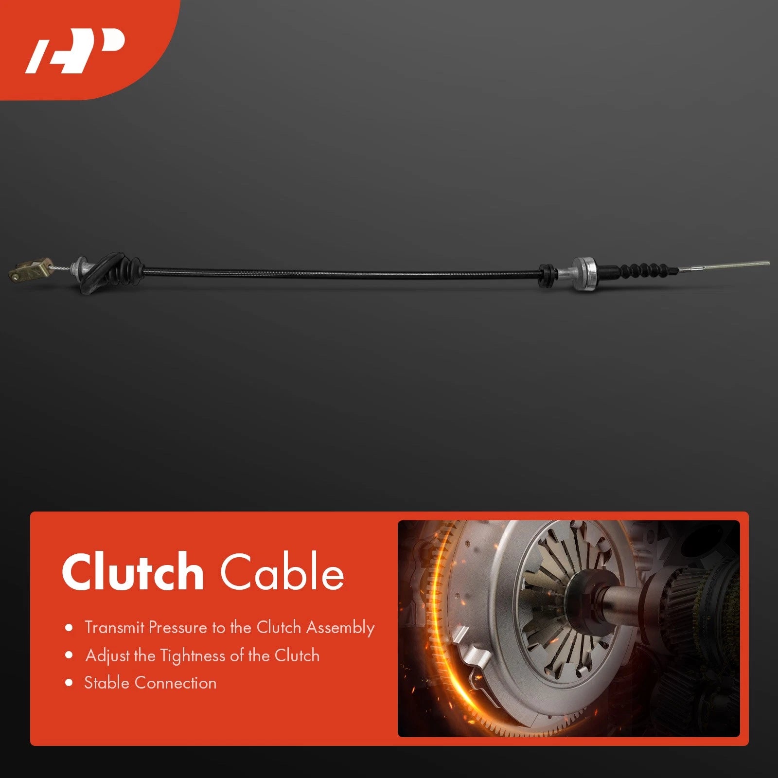 Clutch Cable for Kia Rio (2001–2005) 1.5L 1.6L