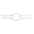 Replacement Silver Plastic Front Center Grille Molding (See compatibility Chart)