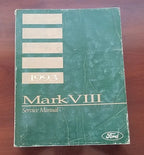 Electrical Vacuum & Service Manual Set for Lincoln Mark VIII (1993) FPS-12192-93