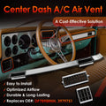 Center Dash A/C Air Vent Trim Plate for Chevy Silverado GMC C/K 1500 2500 (1981–1991)
