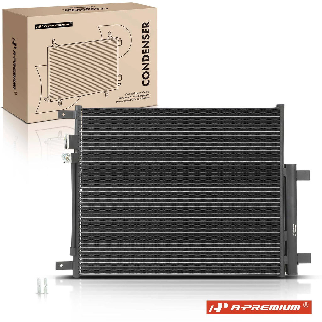 A/C Condenser with Receiver Drier & Bracket for Jeep Compass (2023–2024)