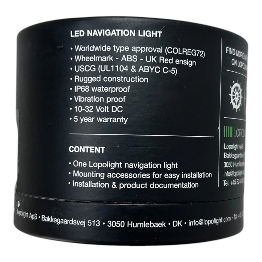 Lopolight 201-014-FB-B Marine Navigation 360 Degree LED Light (USCG 2NM)