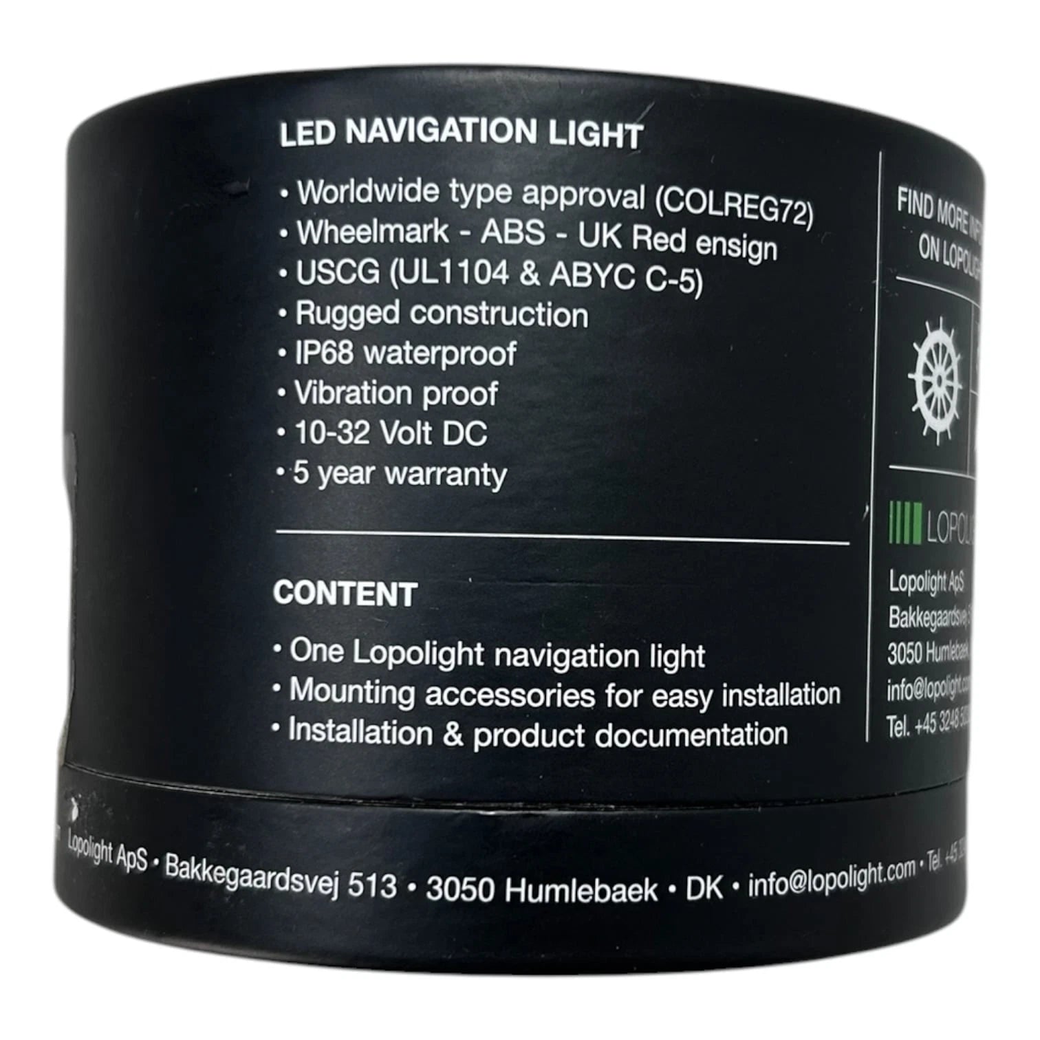Lopolight 201-014-FB-B Marine Navigation 360 Degree LED Light (USCG 2NM)