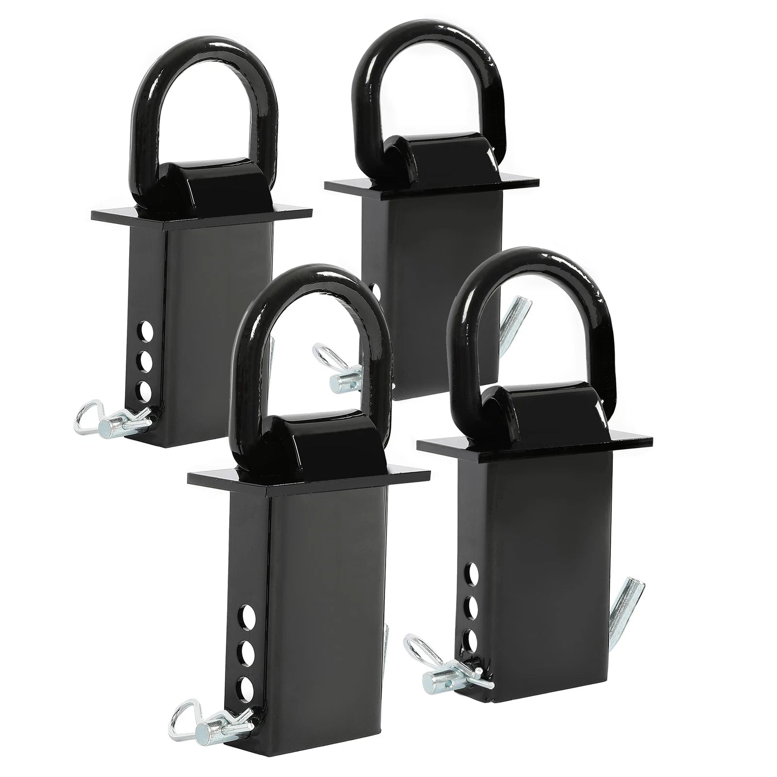 2"x4" Heavy Duty Adjustable Stake Pocket D Ring for Trailers (16200 lbs)