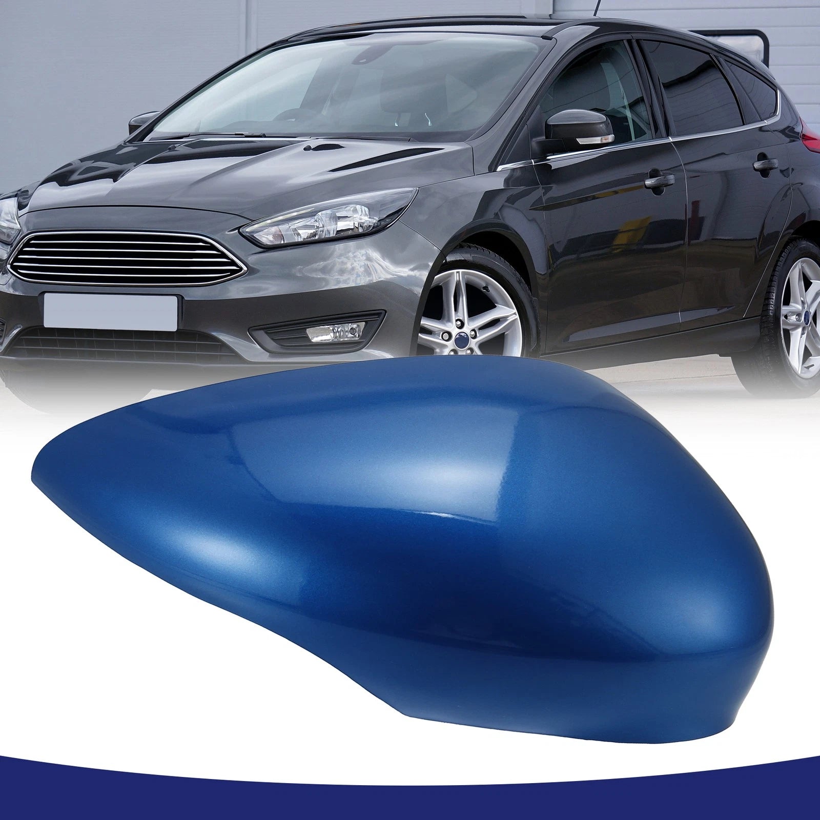 Right Driver Side Wing Mirror Cap Cover for Ford Fiesta MK7 (2008–2017)