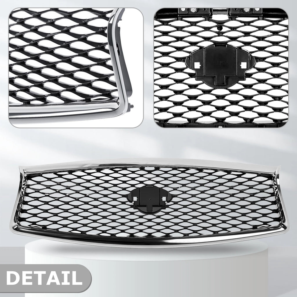 Chrome Front Bumper Upper Grille for Infiniti Q50 (2018–2023)