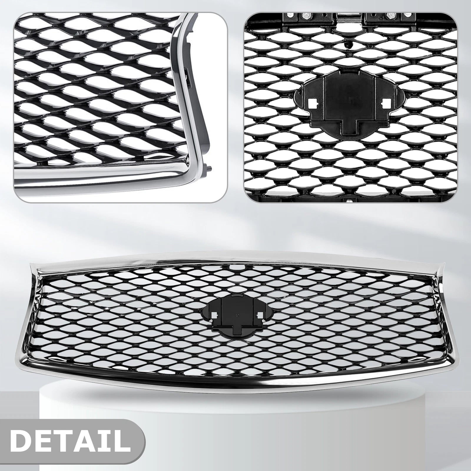 Chrome Front Bumper Upper Grille for Infiniti Q50 (2018–2023)