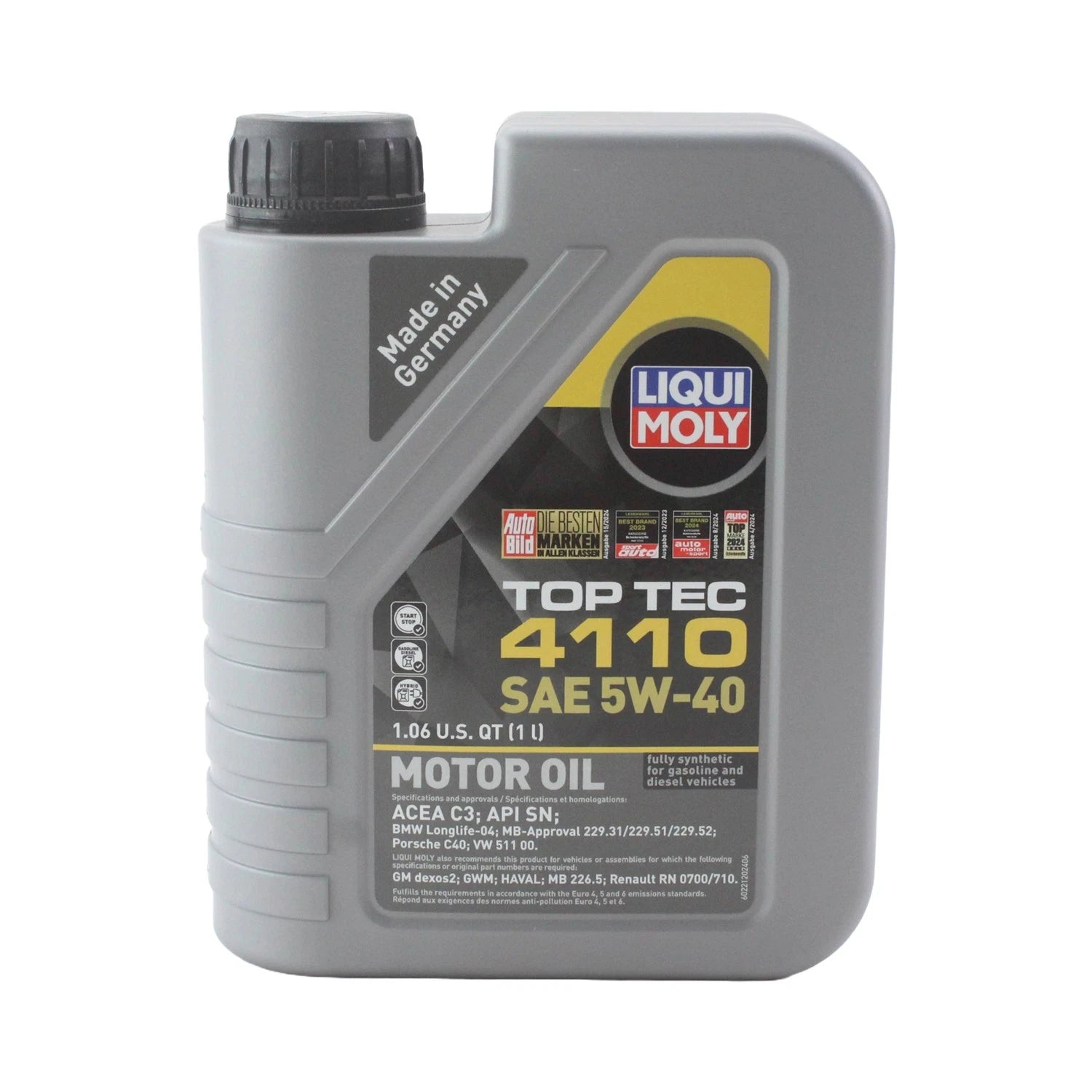 7L Liqui Moly Top Tec 4110 5W-40 Engine Oil Change Kit for X204 GLK250 (2013–2015)