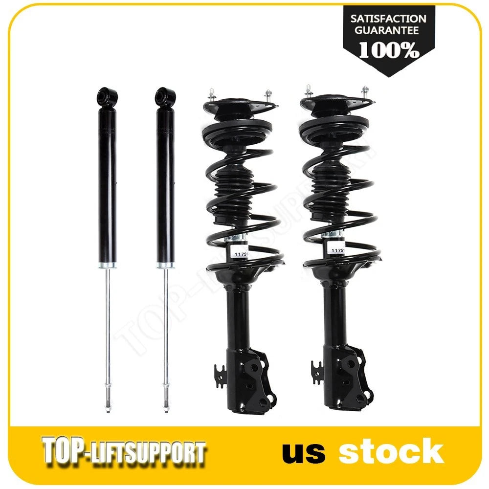 Set of 4 Complete Struts and Shocks for Toyota Echo (2000–2005)
