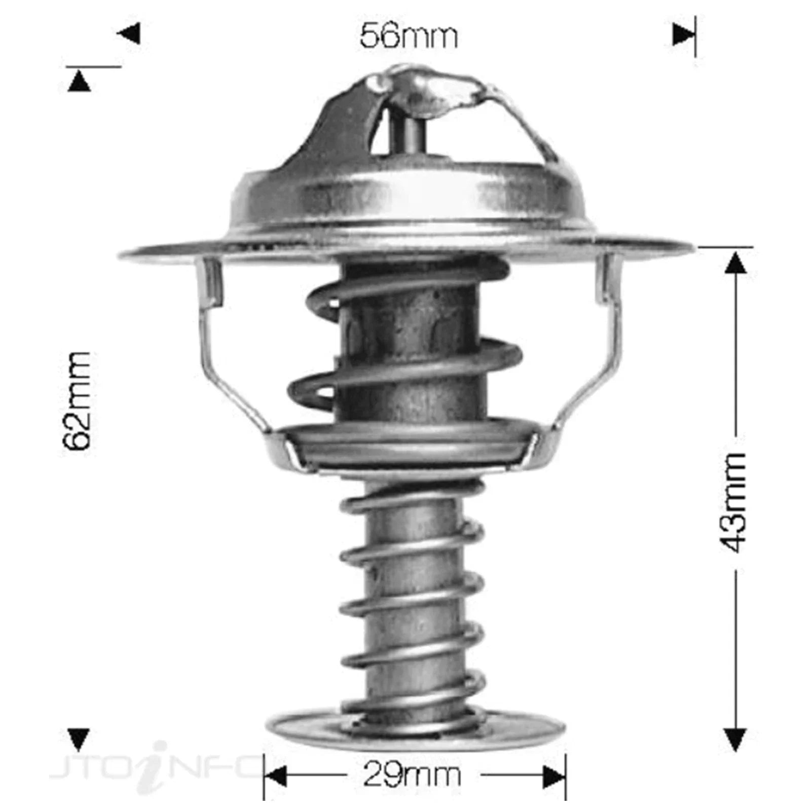 Dayco Thermostat for Toyota Rukus 2.4L 4cyl (2010-2016)