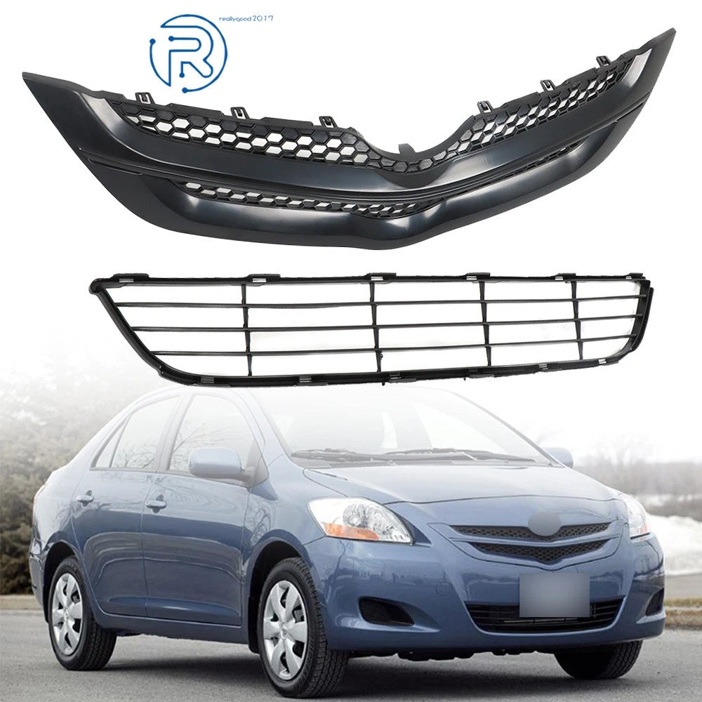 Front Bumper Grille Assembly for Toyota Yaris Sedan (2007–2008)