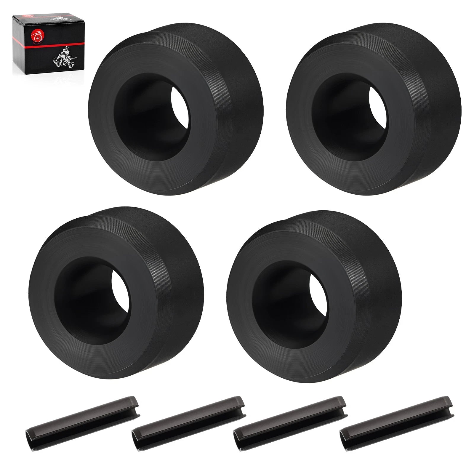 Set of 4 Secondary Clutch Rollers & Pins for Polaris Sportsman 500-850