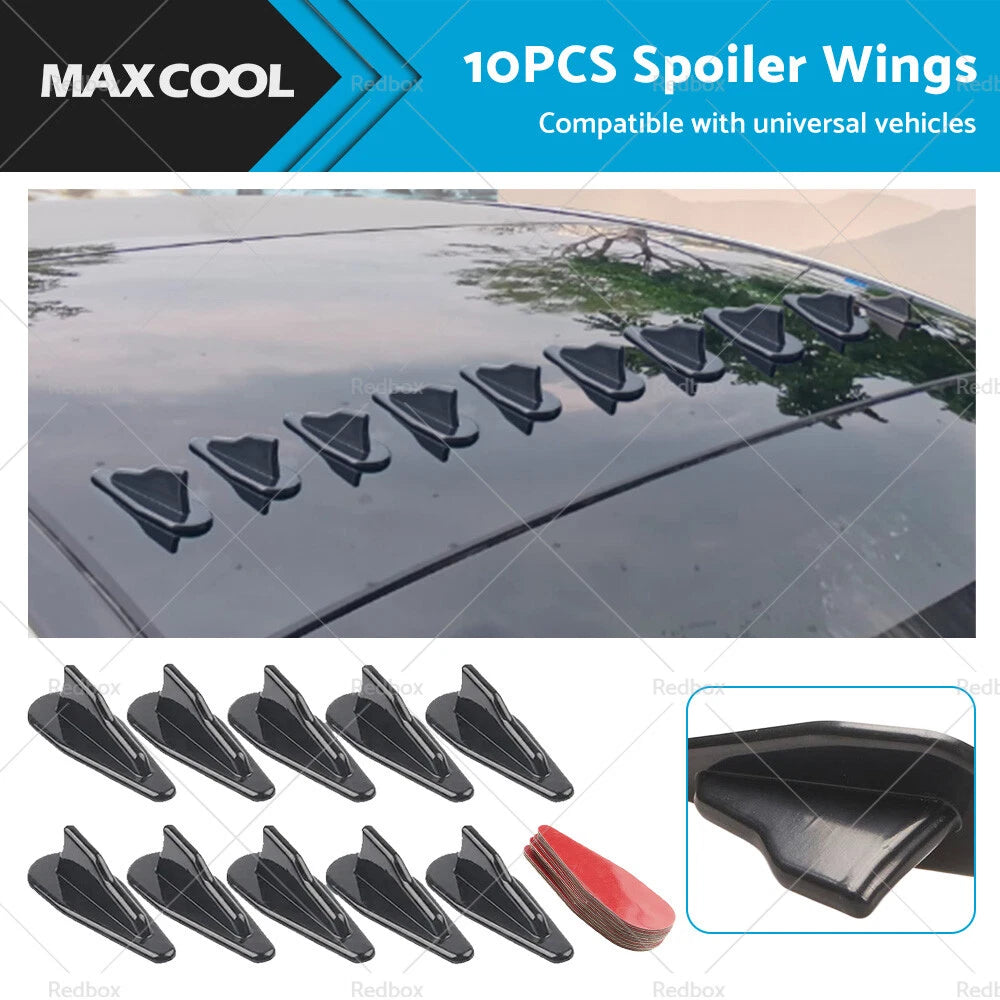 10pcs Shark Fin Spoiler Kit for Universal Car
