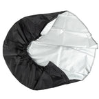 Set of 4 Heavy Canvas Wheel Tire Covers for Trailer RV Camper Truck