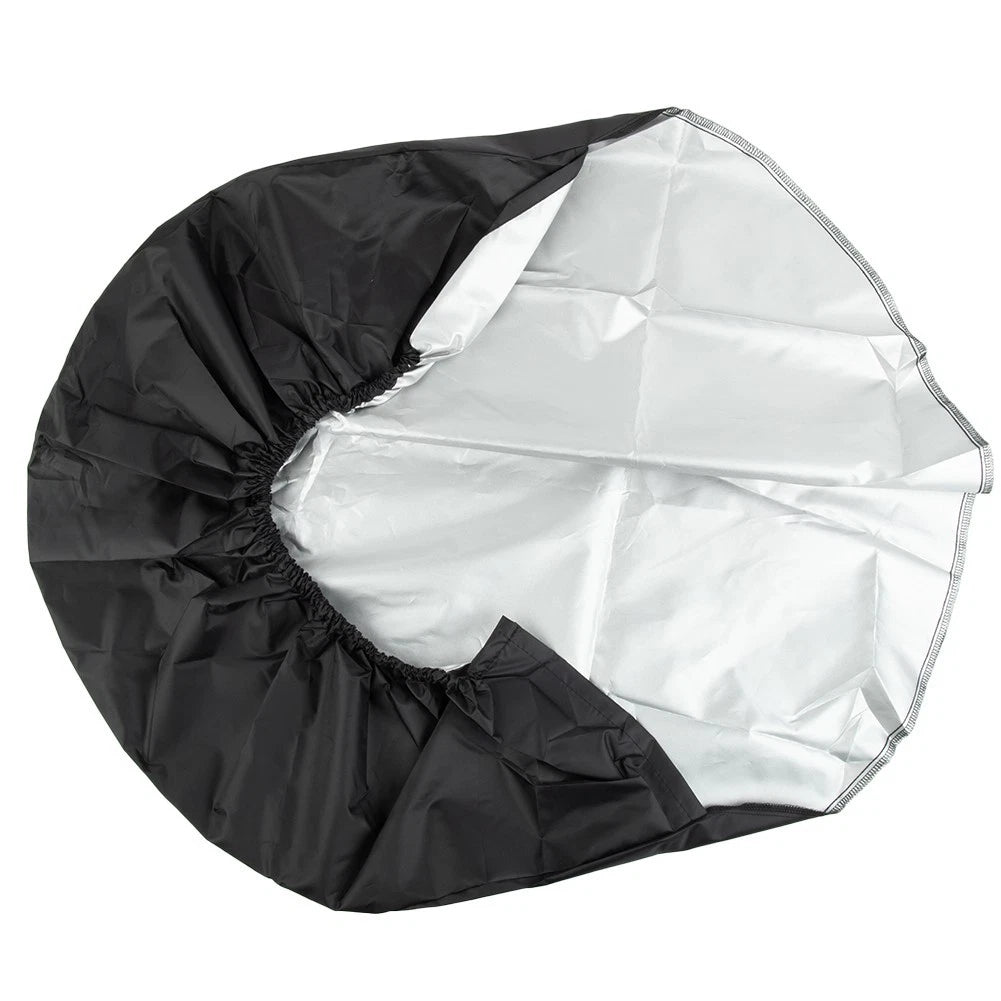 Set of 4 Heavy Canvas Wheel Tire Covers for Trailer RV Camper Truck