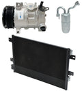 AC Compressor Kit With Condenser for Dodge Avenger 2.4L 2.0L (2010–2014)