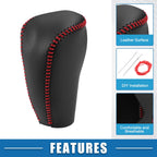 Gear Shifting Knob Cover Trim for Nissan Murano (2009–2013) Black Red
