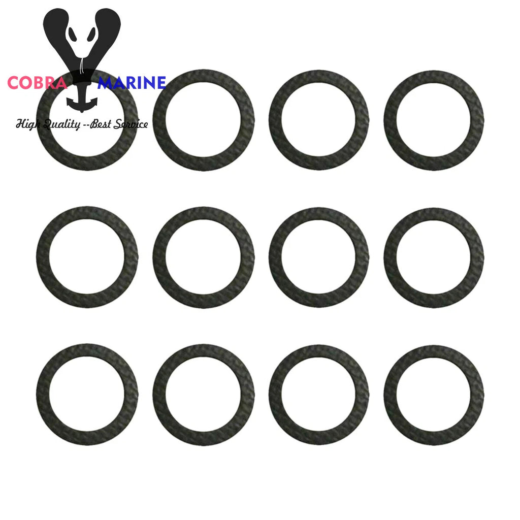 12pc Lower Gearcase Drain Gasket for Mercury MerCruiser (Replaces 12-19183, 18-2945)