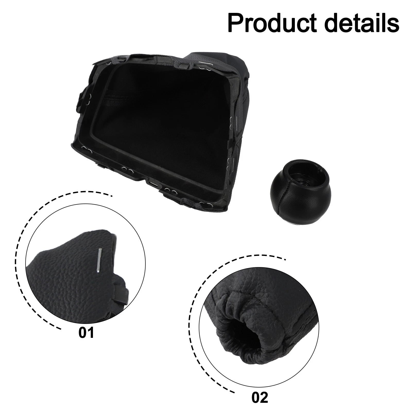 6 Speed Gear Shift Knob with Dust Cover for Toyota Auris Corolla (2013–2019)