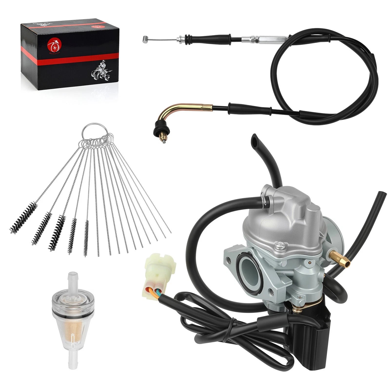 Carburetor with Throttle Cable for Kawasaki KFX50 (2007–2024) 15004-Y006