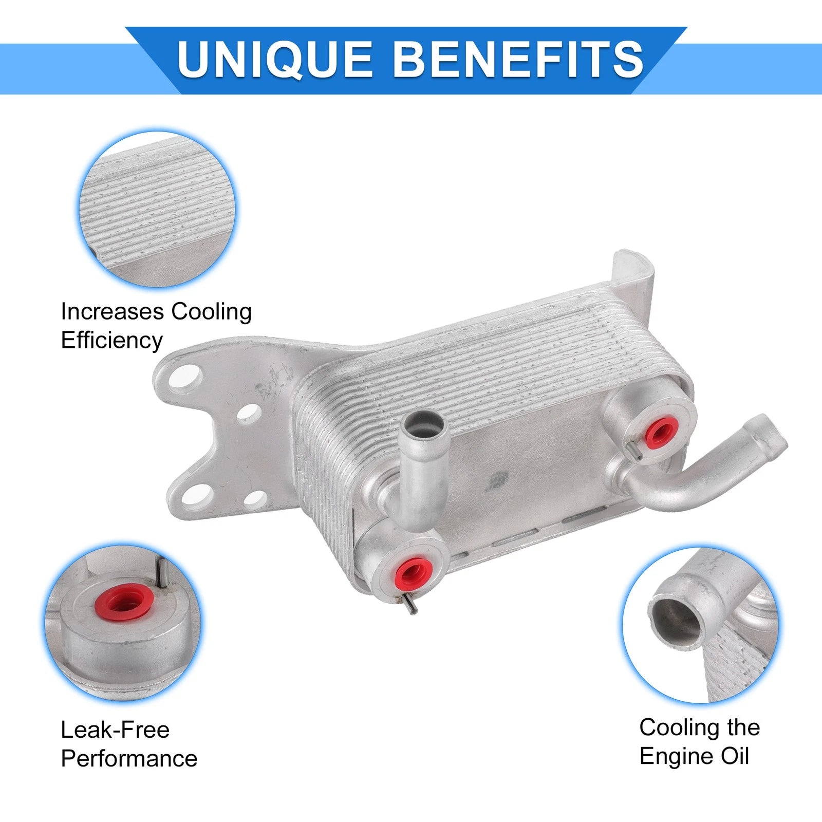 Engine Oil Cooler for Ford F-250 F-350 Super Duty (2008–2010) No. 8C3Z9N103B