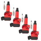 Set of 4 Coils & Iridium Plugs for Toyota MR2 Spyder 1.8L (2000–2005) BKR5EGP