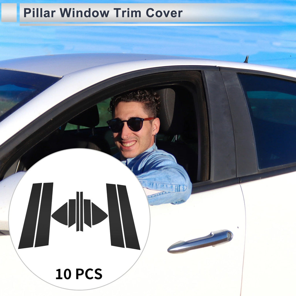 10X Door Pillar Window Trim for Mazda 6 (2009–2013) Black