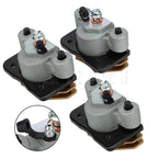 Front & Rear Brake Calipers w/Pads for Arctic Cat 400 500 650 700 (2000–2023)