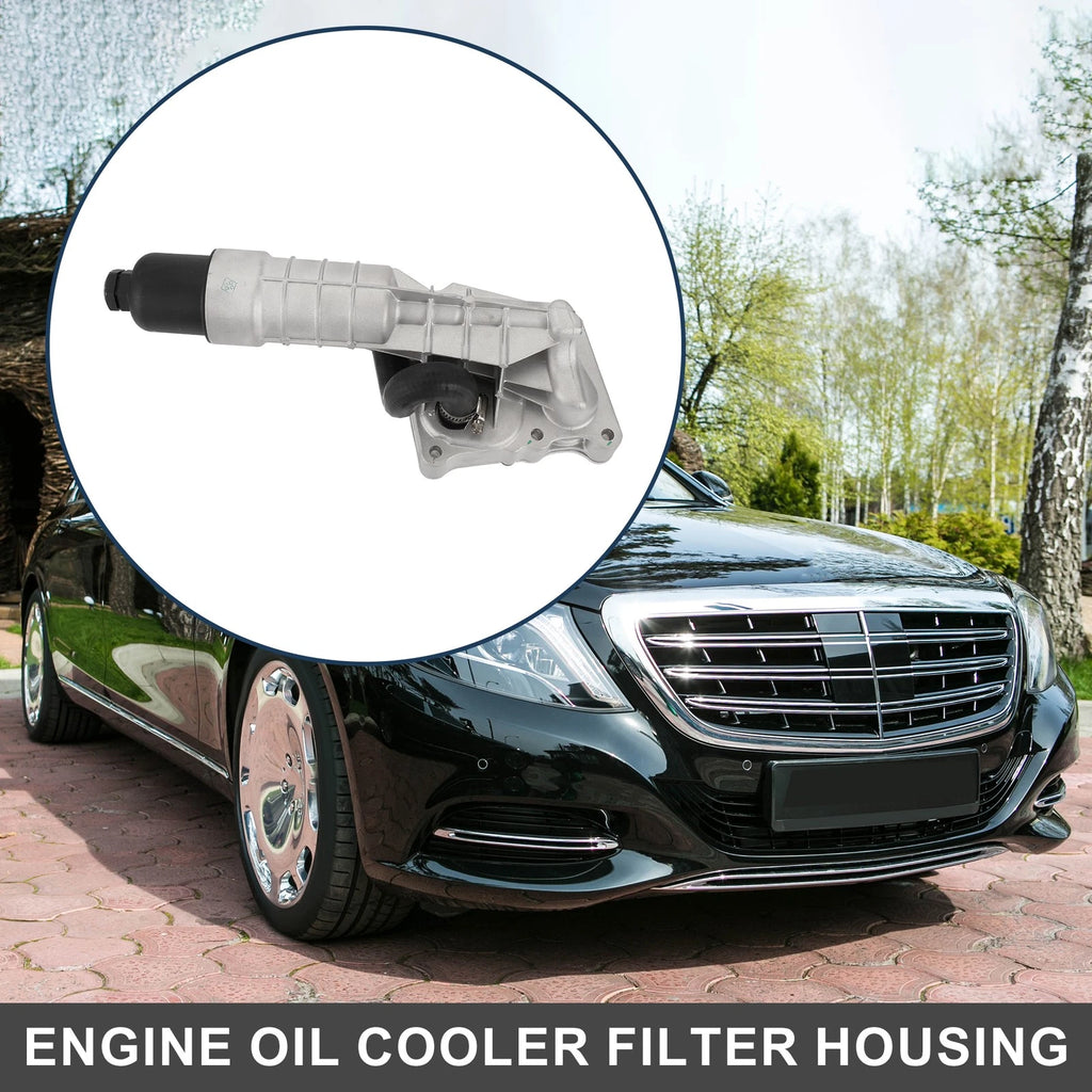 Engine Oil Filter Base Housing Assembly for Mercedes-Benz SLK250 (2012–2015) No.2711801410