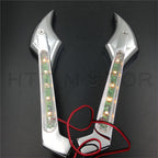 LED Turn Signal Mirror for Kawasaki Ninja, Suzuki GSXR750, Hayabusa, Yamaha