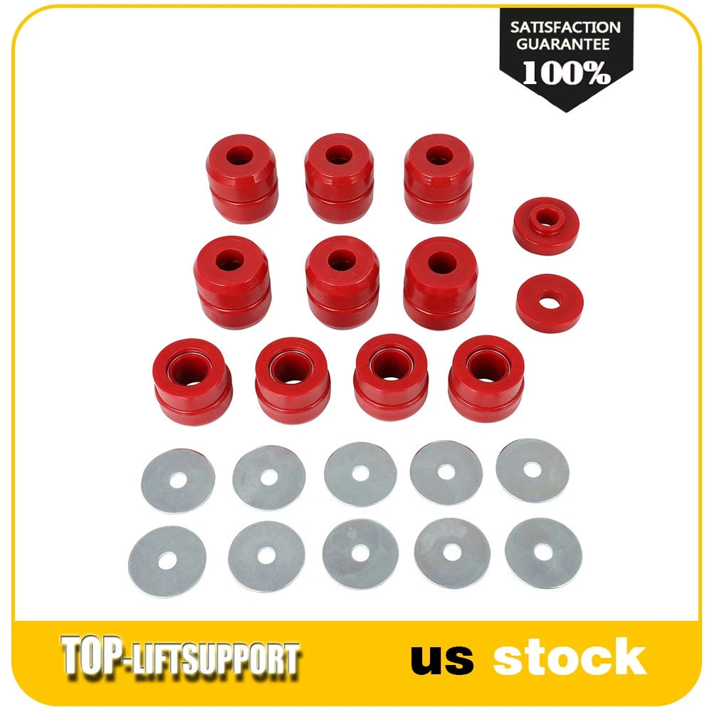22-Piece Body Mount Bushing Kit for Jeep Wrangler YJ (1987–1996)