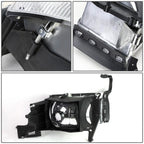 Chrome Housing Crystal Headlight Pair for Dodge Ram Pickup (1994–2002)