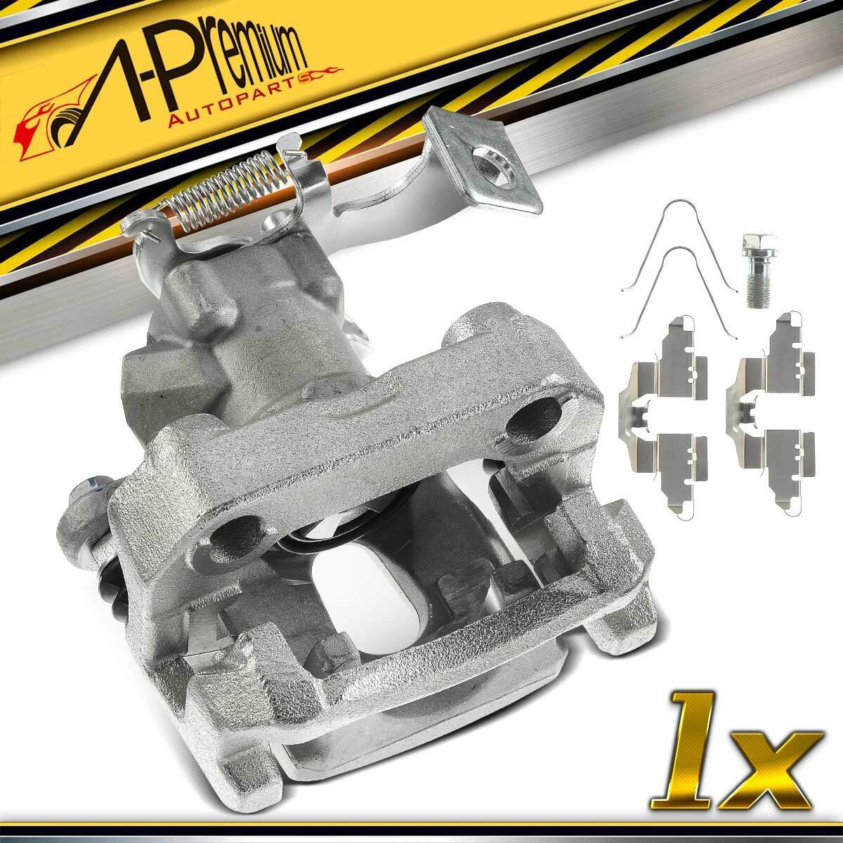 Brake Caliper with Bracket Rear Right for Toyota Prius Plug-In (2012–2019)